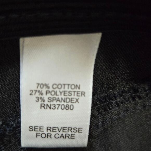 Est. 1946 Denim Black Capris/Cropped Jeans Women's Pull On Size-See Measurements - Picture 7 of 8